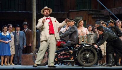 Un momento del montaje de Gas para el &#039;L&rsquo;elisir d&rsquo;amore&#039;. 