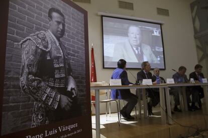 Homenaje al torero Pepe Luis Vázquez en el primer aniversario de su fallecimiento.