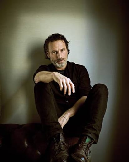 Andrew Lincoln, protagonista de la serie ‘The Walking Dead’, fotografiado en Madrid, en exclusiva para ICON.