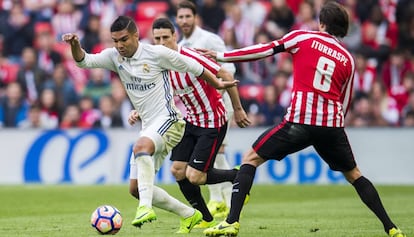 Casemiro foi um dos destaques da vitória do Real.