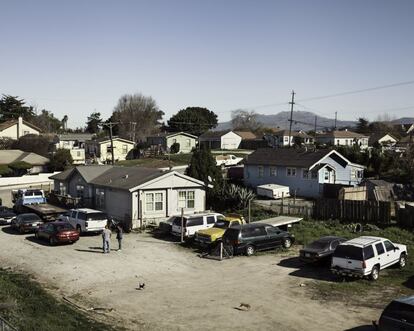 Estados Unidos se parece a las películas. En la imagen, el suburbio de Salinas, en Carmel (California).