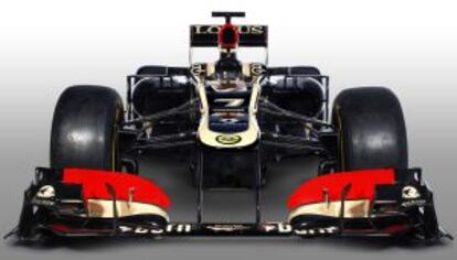 Maqueta del Lotus E21 presentado ayer en Enstone.