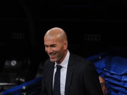 Zidane, antes del partido ante el Deportivo.