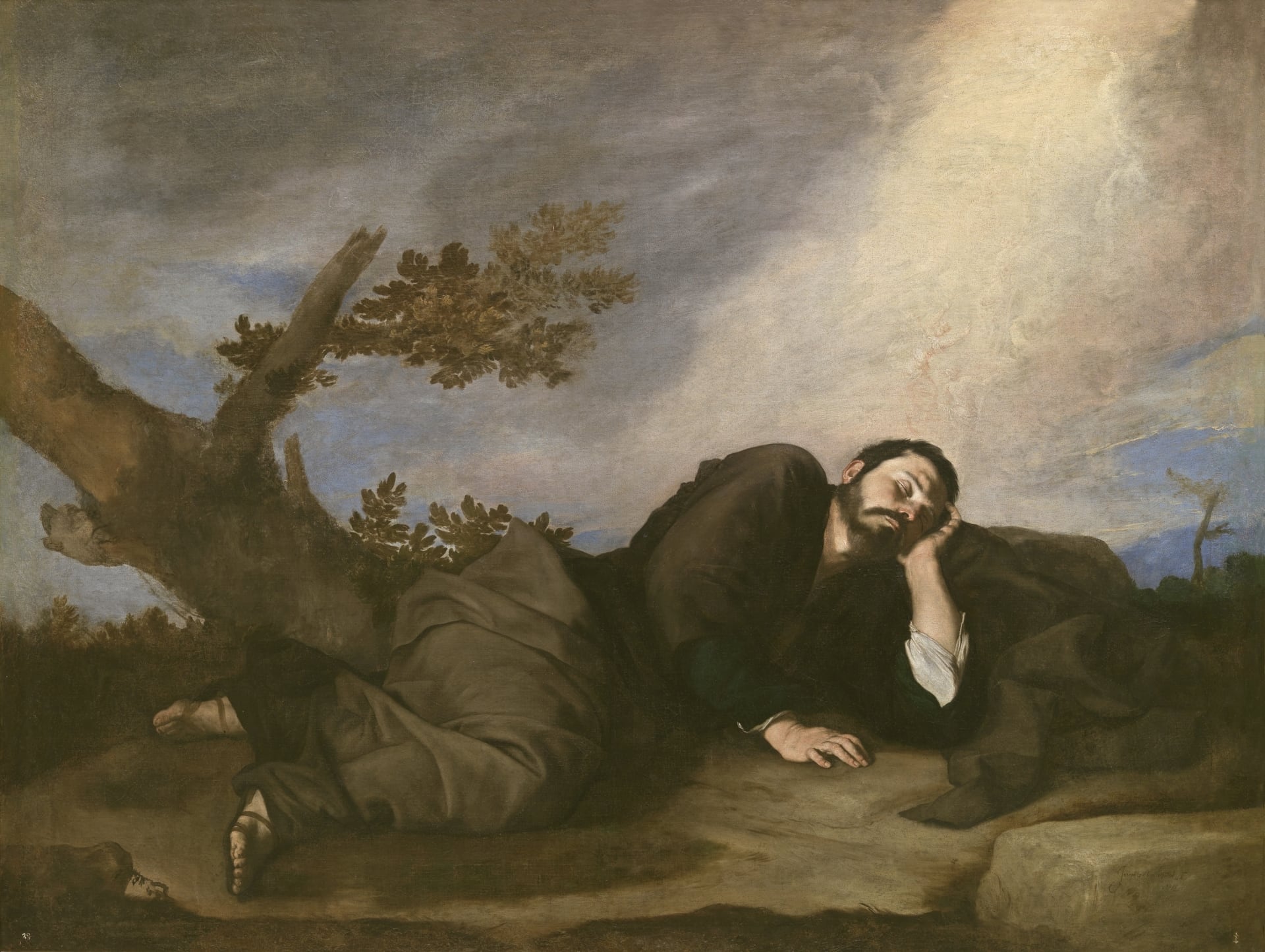 'El sueño de Jacob' (1639, óleo sobre lienzo) de José de Ribera, en la colección del Prado.