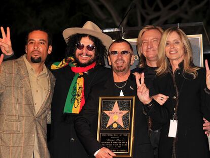 Ben Harper, Don Was, Ringo Starr, Joe Walsh y Barbara Bach.