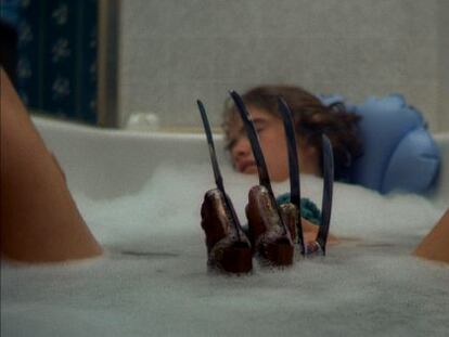 M&iacute;tico momento de la pel&iacute;cula de terror &lsquo;Pesadilla en Elm Street&rsquo;, de 1984, dirigida por Wes Craven. 