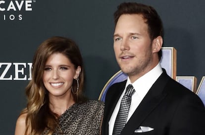 Katherine Schwarzenegger y Chris Pratt, en 2019, en Los Ángeles.