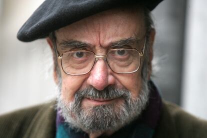 El dramaturgo  Alfonso Sastre, fotografiado en Madrid en 2007.