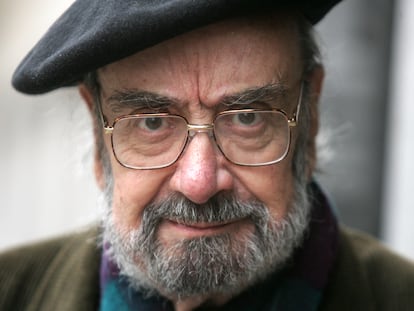 El dramaturgo  Alfonso Sastre, fotografiado en Madrid en 2007.