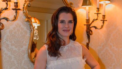 Brooke Shields en la ópera de Viena en febrero de 2016.