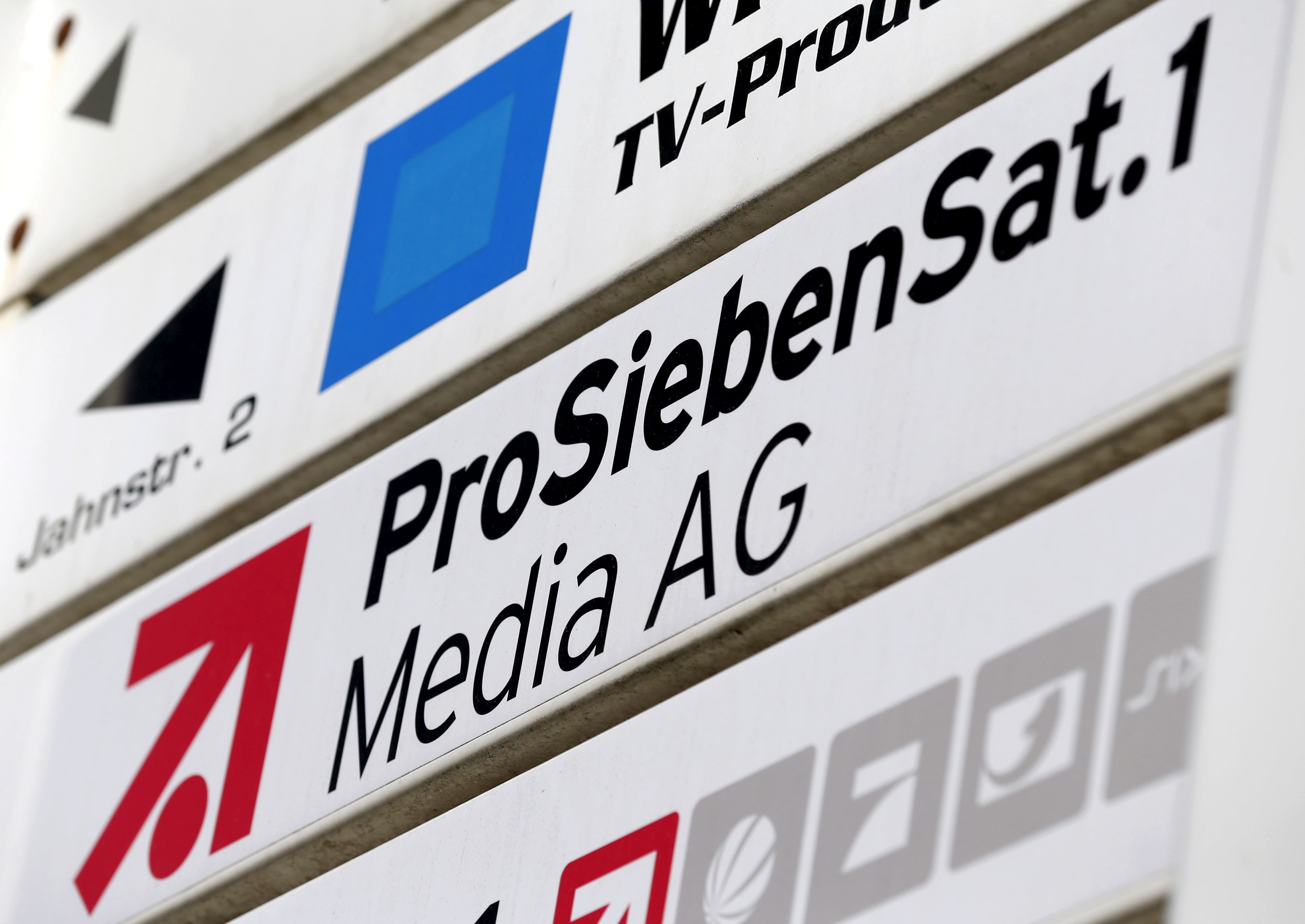 Sede de ProSiebenSat 1 Media en Unterfoehring, cerca de Múnich (Alemania).