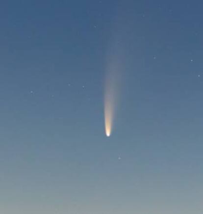 El cometa Neowise en ple esplendor.