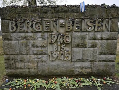 Campo nazista de Bergen Belsen, onde morreu Anne Frank.