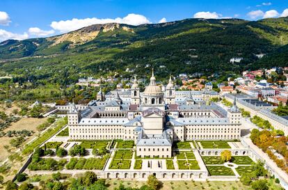 Real Monasterio de San Lorenzo de El Escorial, en Madrid, España.