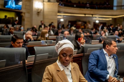 Hernández en la Cámara de Representantes, el 27 de julio de 2022.