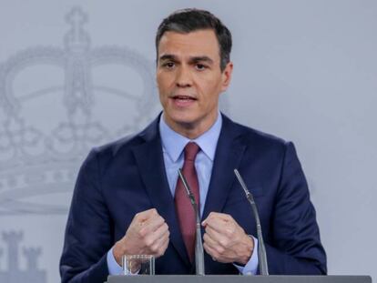 El presidente del Gobierno, Pedro Sánchez.