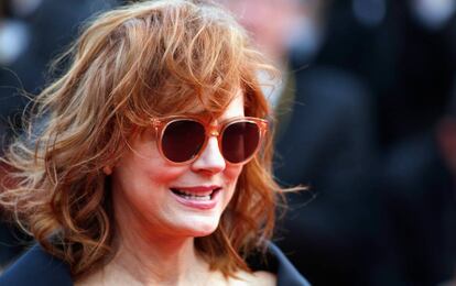 Susan Sarandon en el estreno de &#039;Money Monster&#039;, en Cannes. 