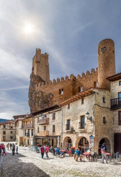 El pueblo de Frías y su castillo, en la comarca burgalesa de Las Merindades.