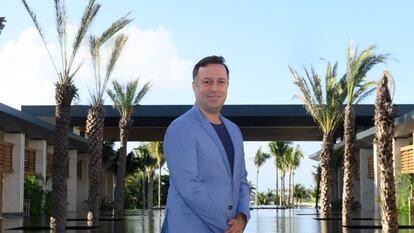 Santiago Rivera, en el complejo hotelero Conrad Tulum Riviera Maya que dirige en el Caribe mexicano, en una imagen cedida.