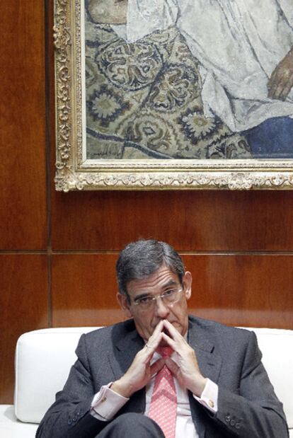 José Antonio Olavarrieta, en su despacho de la CECA, durante la entrevista.