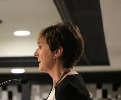 Arantza Tapia, consejera de Desarrollo Económico e Infraestructuras del Gobierno vasco.