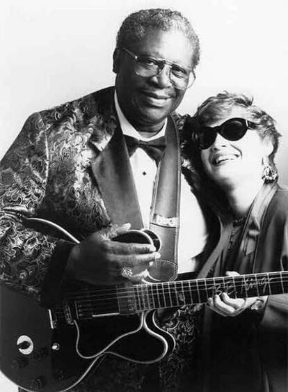 B. B. King y Diane Schuur.