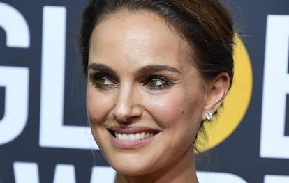 Natalie Portman, que fez uma crítica ao fato de todos os indicados ao Globo de Ouro serem homens.