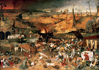 "El triunfo de la muerte", por Pieter Bruegel El Viejo (1525-1569).