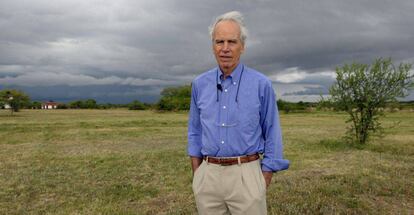 Douglas Tompkins, fotografiado en sus tierras en 2009.