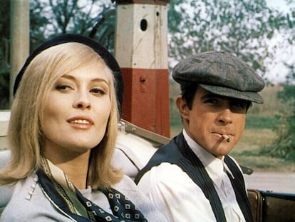 Una imagen de 'Bonnie y Clyde', de Arthur Penn.