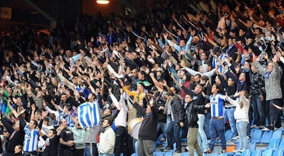 La grada de los Riazor Blues, del Deportivo de la Coruña. Nacho Fuentes / Atlas