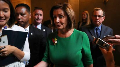Nancy Pelosi, líder de los demócratas en la Cámara de Representantes