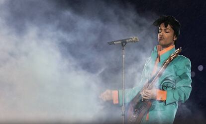 Prince, durante una actuación en 2007.