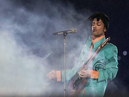 Prince, durante una actuación en 2007.