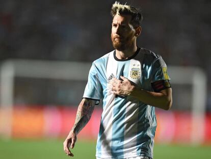 Lionel Messi fue ovacionado por todo el estadio.