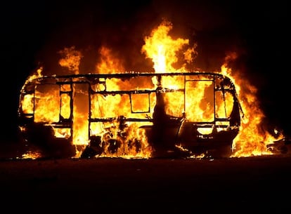 'Caravana' (2013), de Mathieu Pernot, fotografía perteneciente a la serie 'El fuego'.