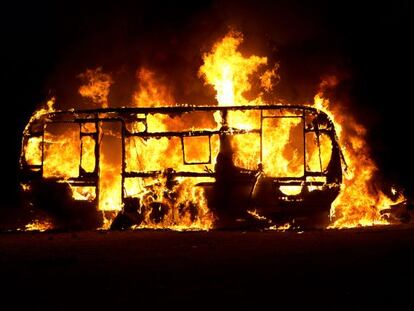 'Caravana' (2013), de Mathieu Pernot, fotografía perteneciente a la serie 'El fuego'.