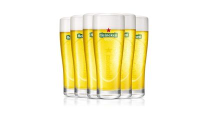 Pack de seis vasos de Heineken