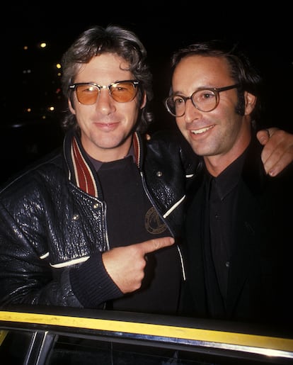 Richard Gere junto al hombre que mejor lo fotografió: Herb Ritts. Fue en Nueva York en 1988.