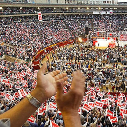 Imagen de un acto electoral del PSOE.