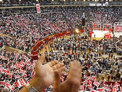 Imagen de un acto electoral del PSOE.