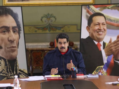 O presidente da Venezuela, Nicolás Maduro, no último dia 9 de janeiro.