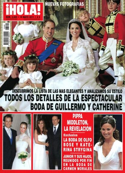 Portada de la revista 'Hola'