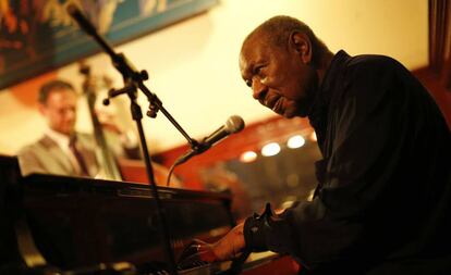 Actuación de Freddy Cole Quartet en el Cafe Central, en julio de 2014.