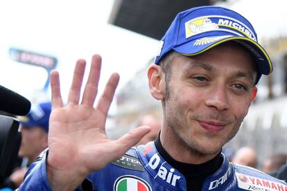 Valentino Rossi, en Le Mans.