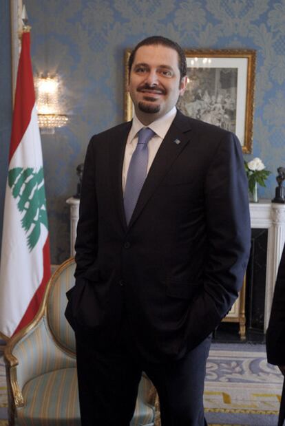 Saad Hariri, primer ministro de Líbano.