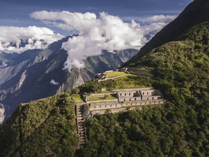 Vistas da cidadela de Choquequirao