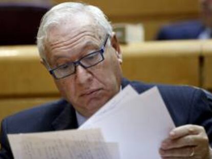 Margallo afirma que la huelga "no ayuda nada" cuando se necesita confianza