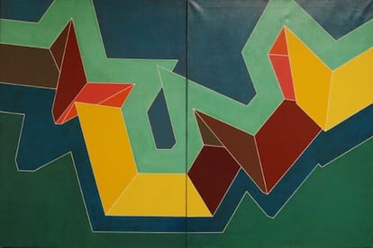 Una de las obras de Javier Calvo.