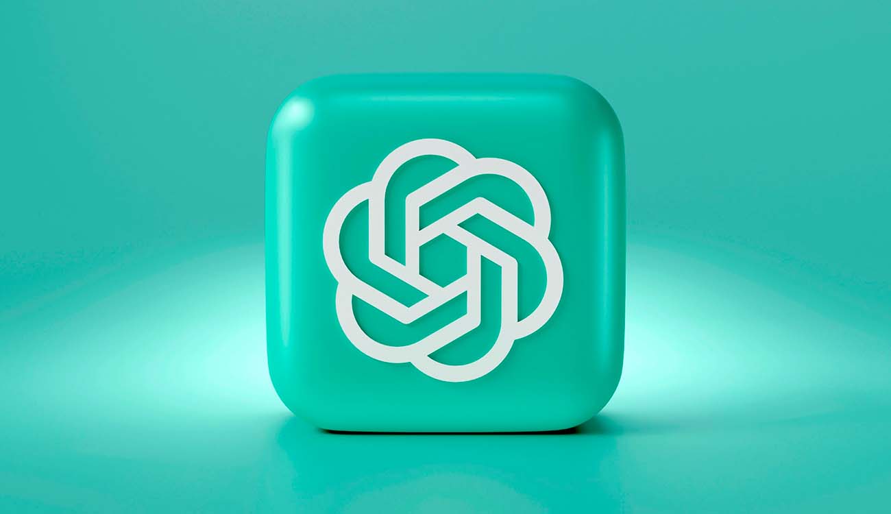 Logo de OpenAI en 3D